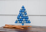 Blues Felt Ball Tree - Redheadnblue