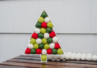Felt Ball Christmas Tree - Redheadnblue