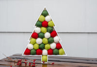 Felt Ball Christmas Tree - Redheadnblue