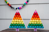 Rainbow Felt Ball Tree - Redheadnblue