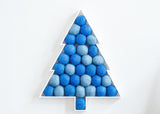 Blues Felt Ball Tree - Redheadnblue