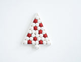 White & Red Christmas Tree - Redheadnblue