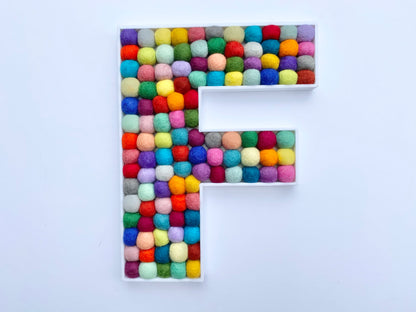 Felt Ball Letter F