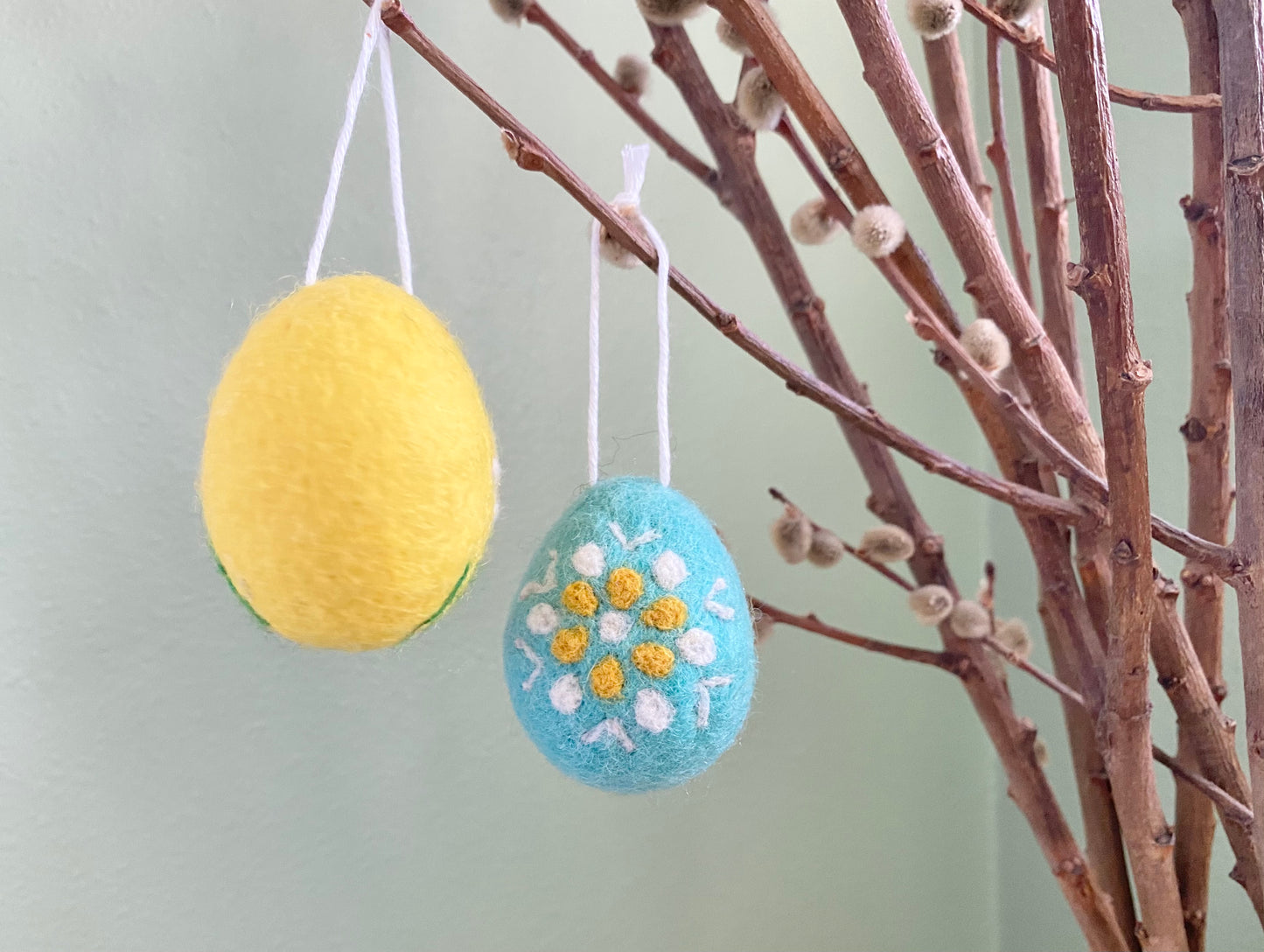 Felt Egg Ornaments