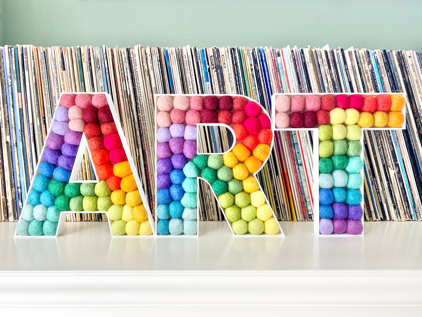 ART Felt Ball Letters