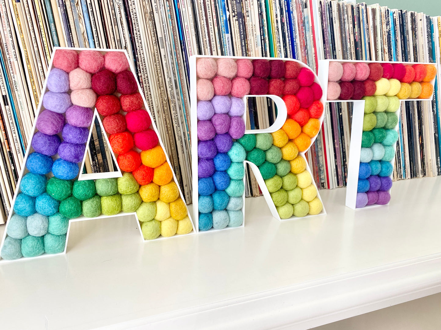 ART Felt Ball Letters