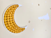 Gold Felt Ball Crescent Moon