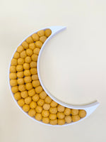 Gold Felt Ball Crescent Moon