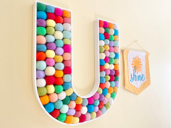 Easter JOY Felt Ball Letters – Wool Jamboree