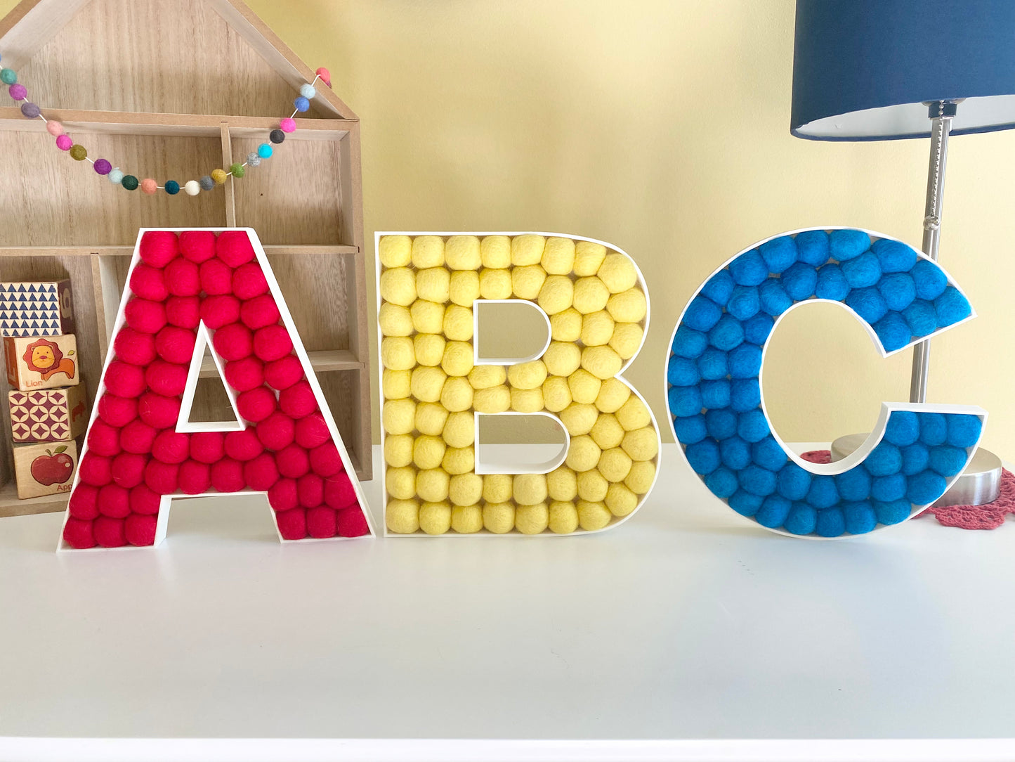 Felt Ball Letter C