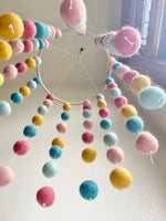 Pinks, Blues & Gold Ceiling Mobile