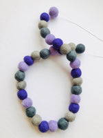 Greys & Purples Garland - Redheadnblue