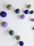 Greys & Purples Garland - Redheadnblue