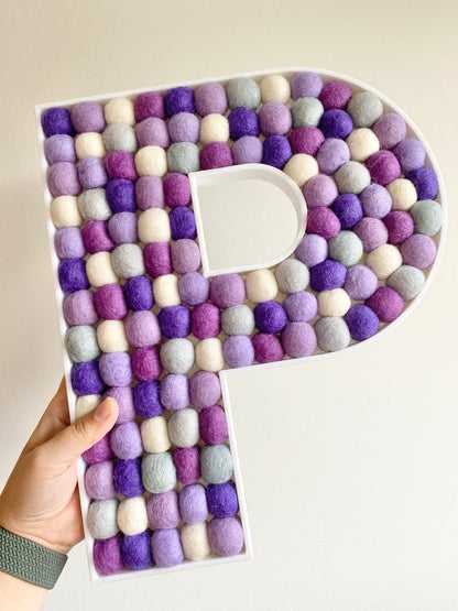Felt Ball Letter P