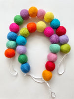 Random Rainbow Curtain Ties
