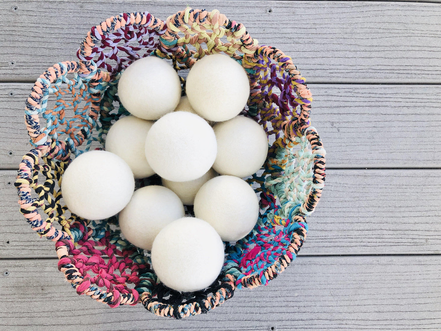 Extra Large White Dryer Ball - Redheadnblue