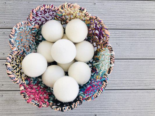 Extra Large White Dryer Ball - Redheadnblue