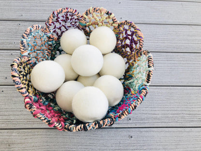 Extra Large White Dryer Ball - Redheadnblue