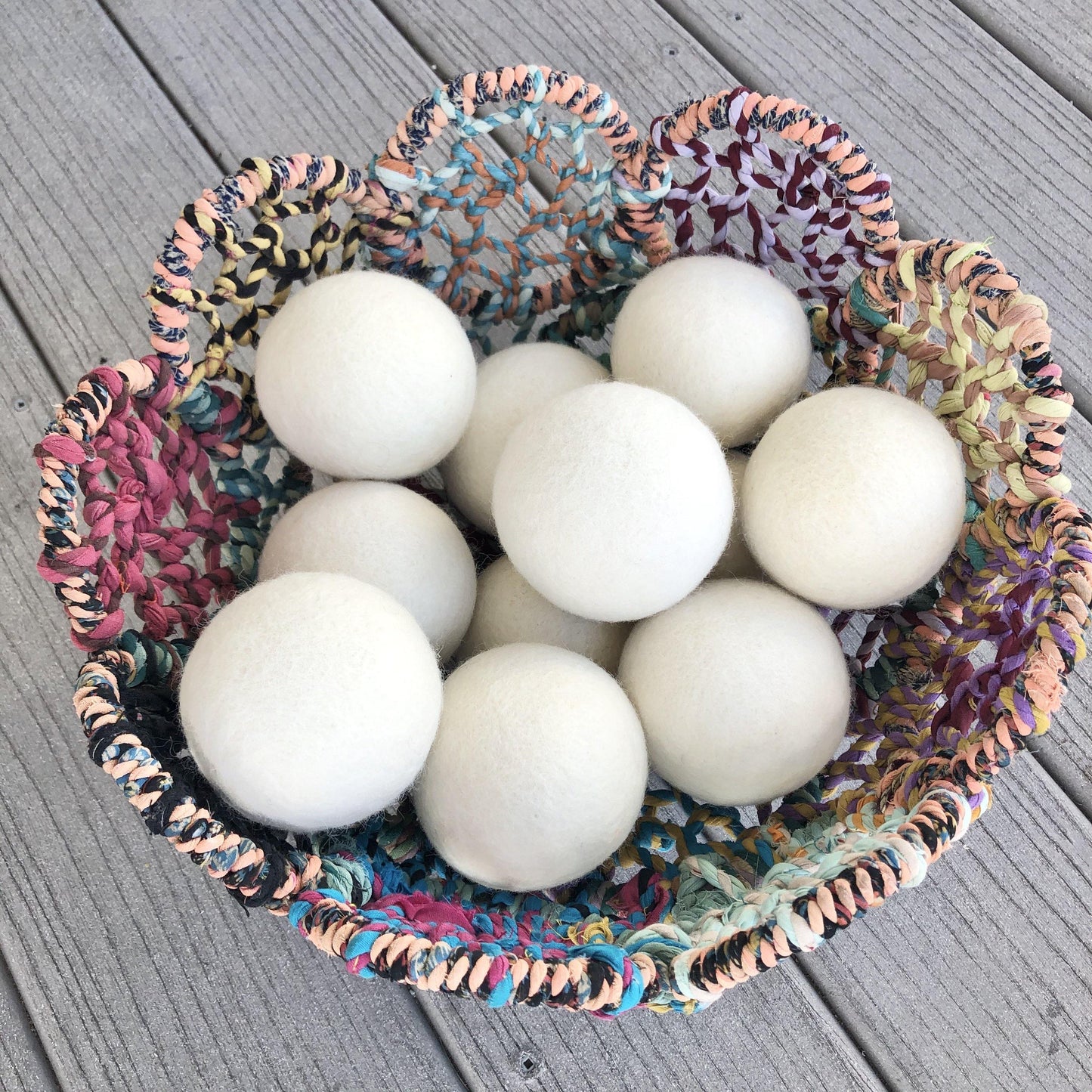 Extra Large White Dryer Ball - Redheadnblue