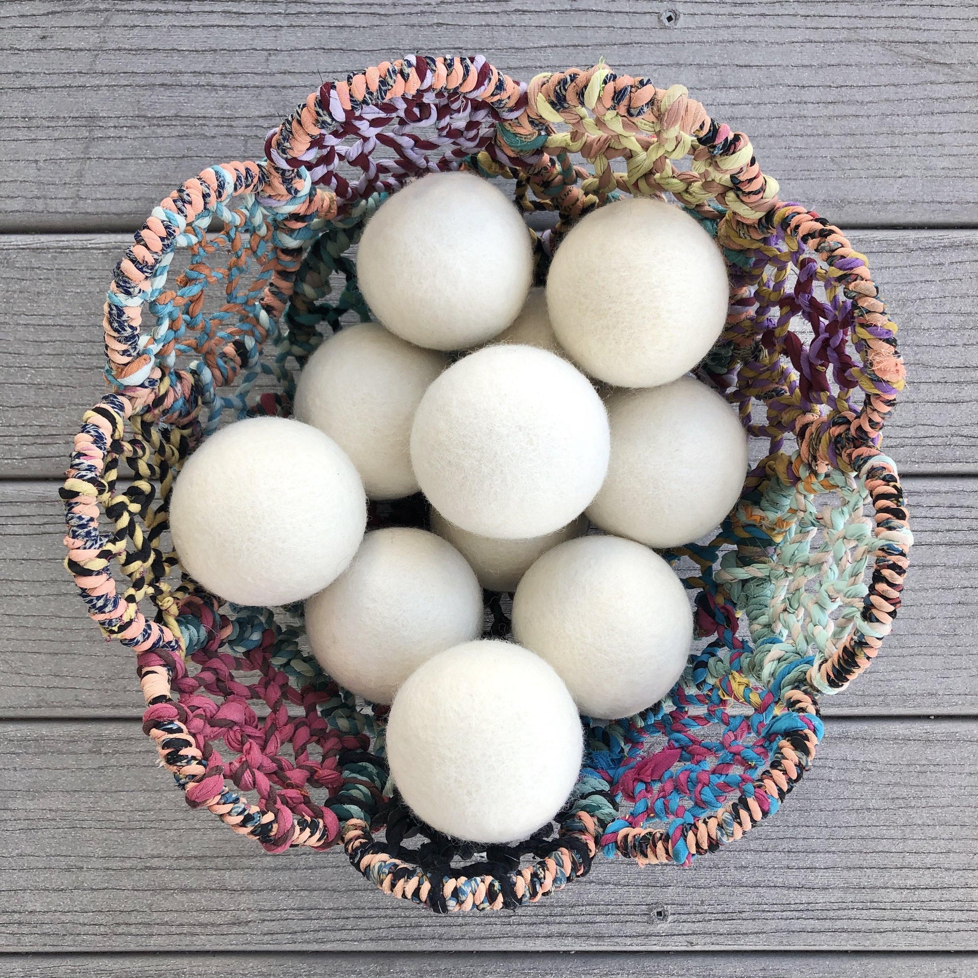 Extra Large White Dryer Ball - Redheadnblue