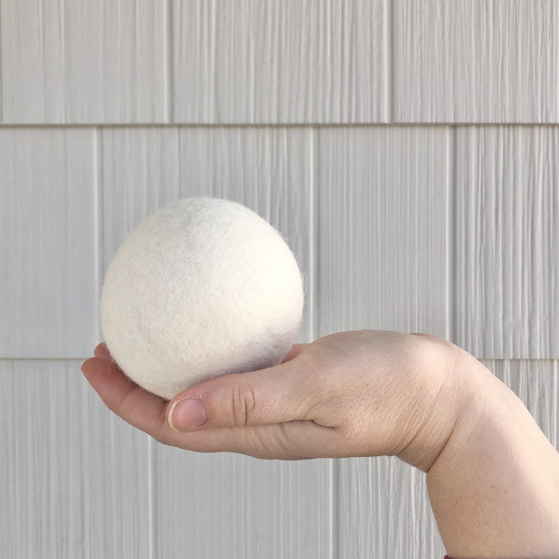 Extra Large White Dryer Ball - Redheadnblue
