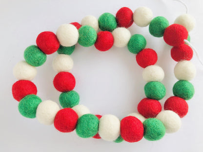 Tri-Christmas Garland - Redheadnblue