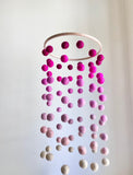 Pink Ombre Felt Ball Ceiling Mobile