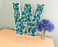 Felt Ball Letter W