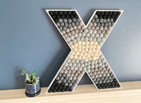 Felt Ball Letter X