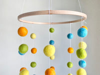 Dino Feels Orange & Lime Ceiling Mobile