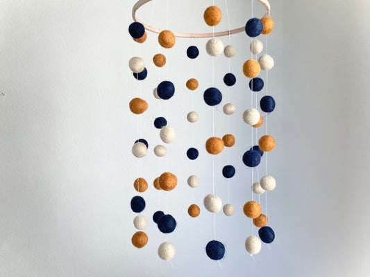 Cider Navy & Cream Ceiling Mobile