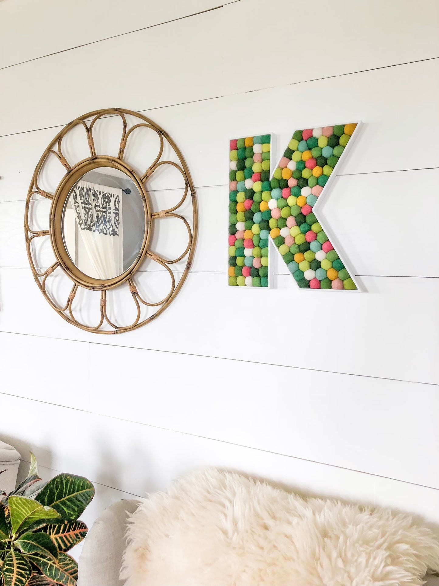 Felt Ball Letter K