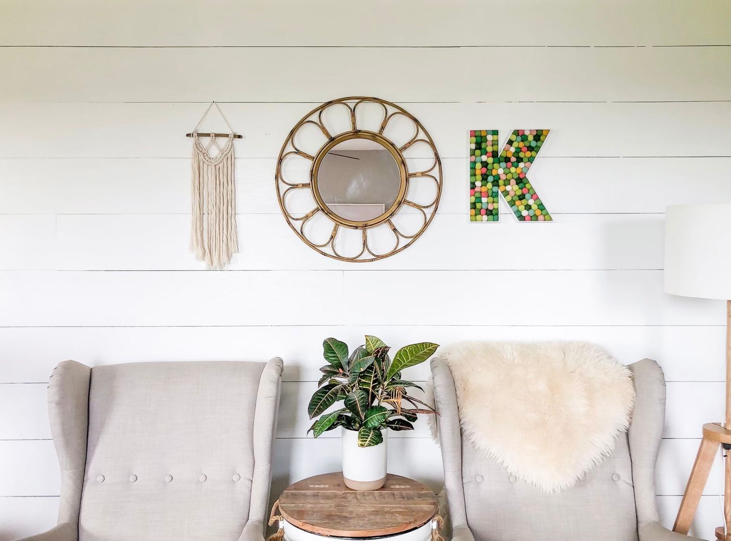 Felt Ball Letter K