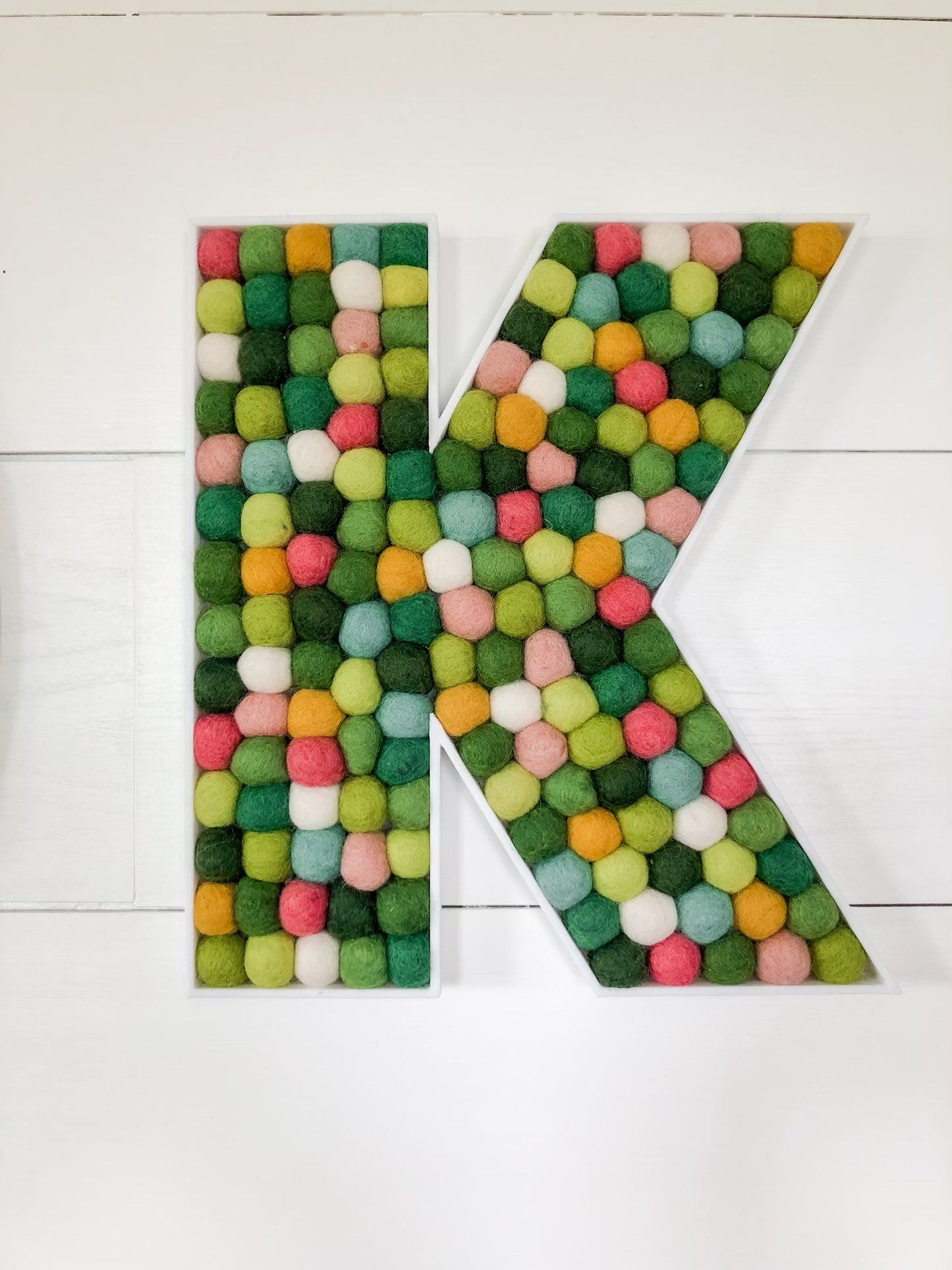Felt Ball Letter K