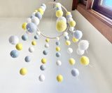 Yellow & Light Gray Ceiling Mobile