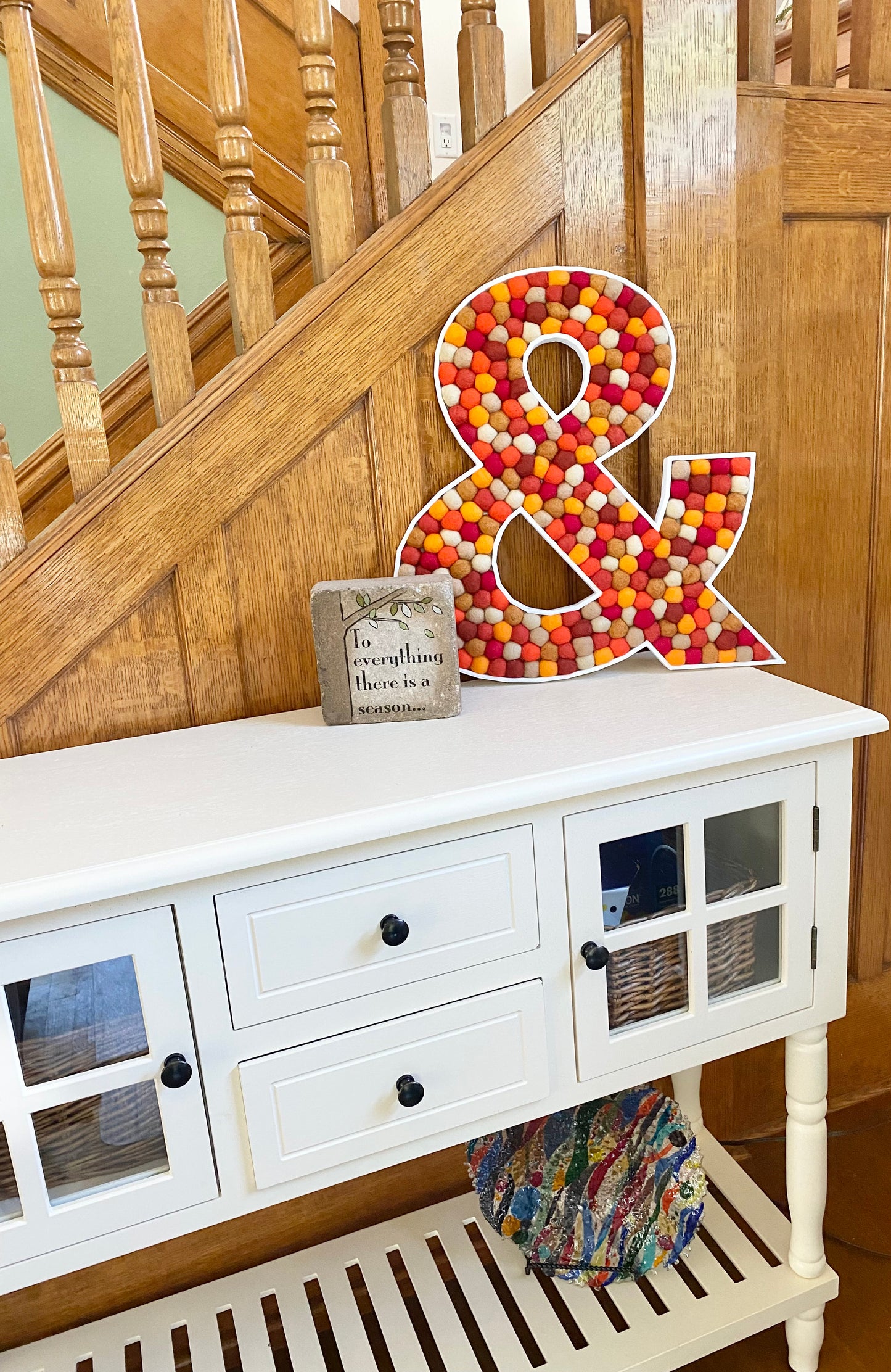 Felt Ball Ampersand - &