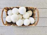 Large White Dryer Ball - Redheadnblue