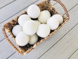 Large White Dryer Ball - Redheadnblue