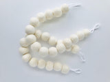 Solid White Curtain Ties - Redheadnblue