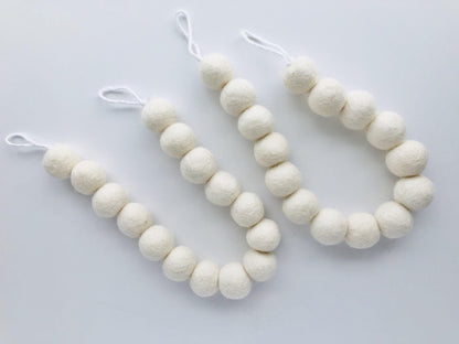 Solid White Curtain Ties - Redheadnblue