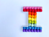 HI Felt Ball Letters