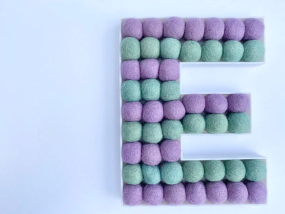 Felt Ball Letter E