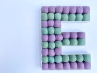 Felt Ball Letter E