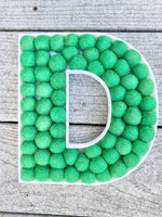 Felt Ball Letter D