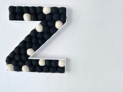 Felt Ball Letter Z
