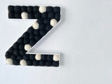 Felt Ball Letter Z