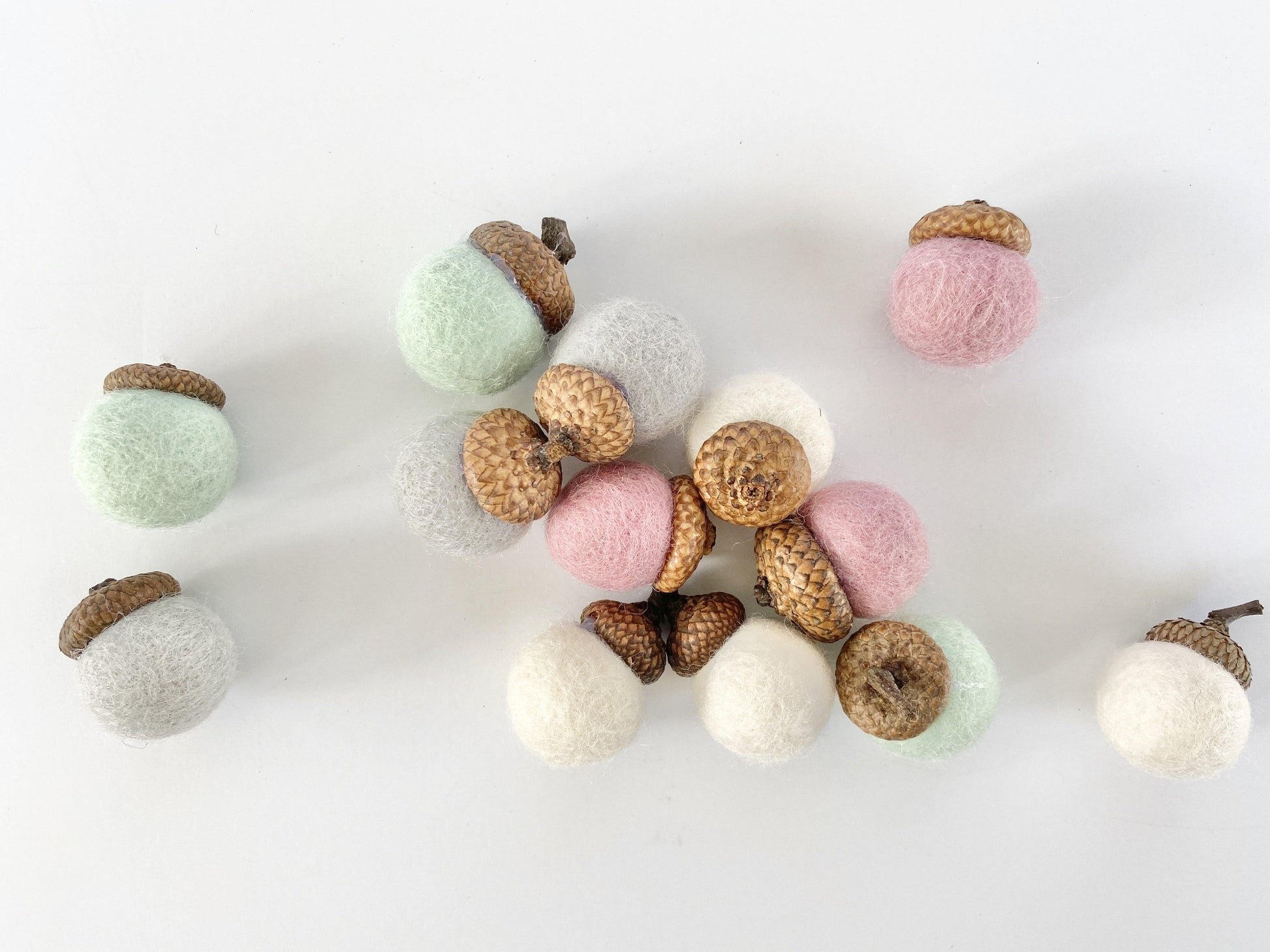 Custom Wool Acorns - Redheadnblue