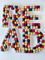 READ Felt Ball Letters