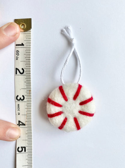 Felted Peppermints