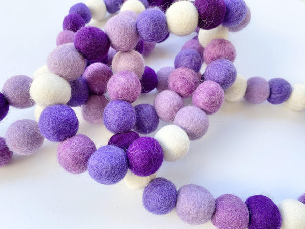 Shades of Purple Garland - Redheadnblue